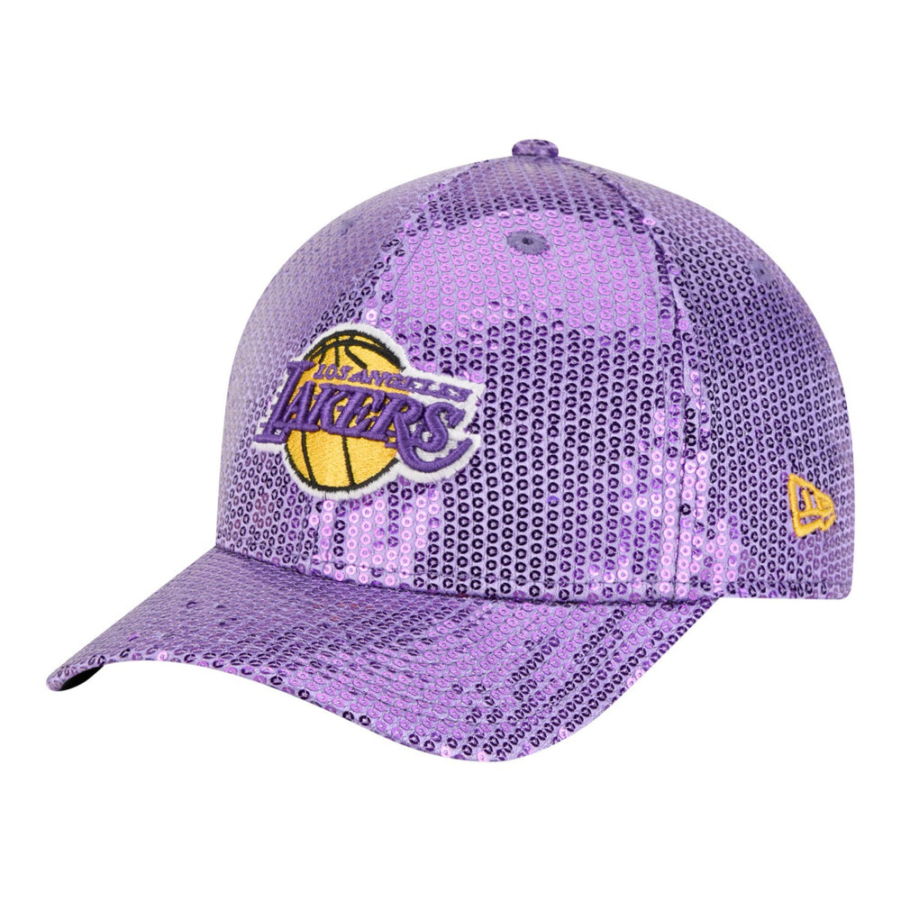 NBA Los Angeles Lakers Women's Sequin M-Crown 9FORTY Adjustable Hat