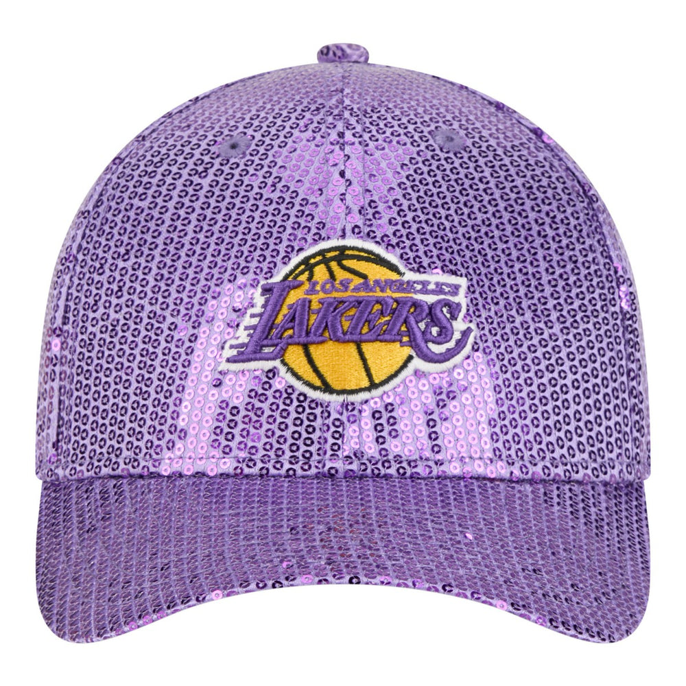 NBA Los Angeles Lakers Women's Sequin M-Crown 9FORTY Adjustable Hat