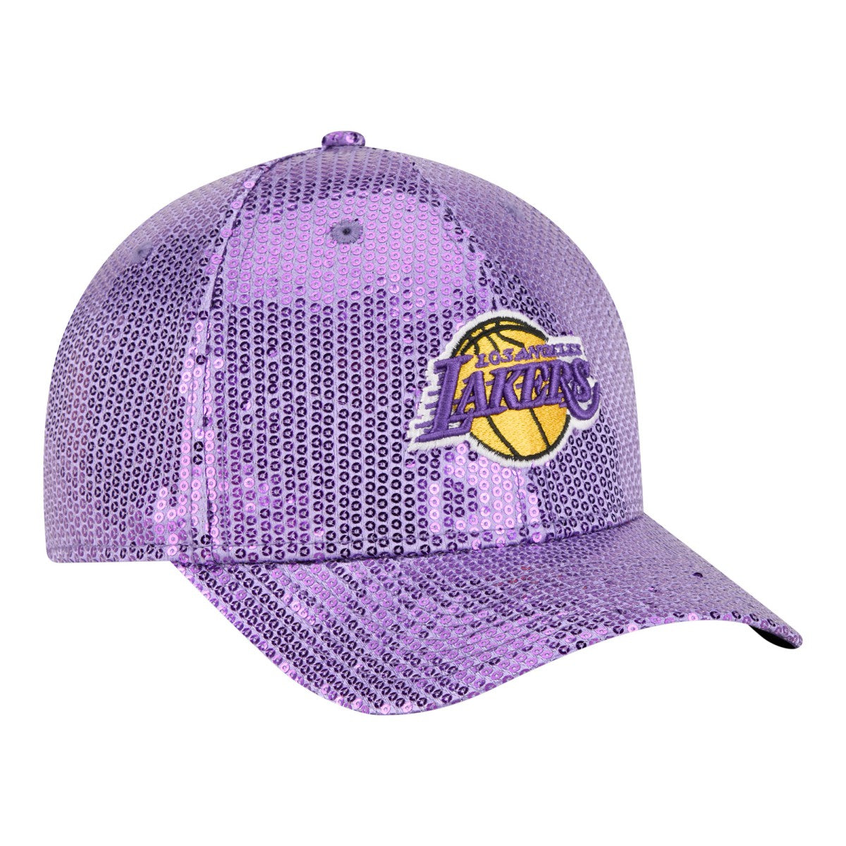 NBA Los Angeles Lakers Women's Sequin M-Crown 9FORTY Adjustable Hat