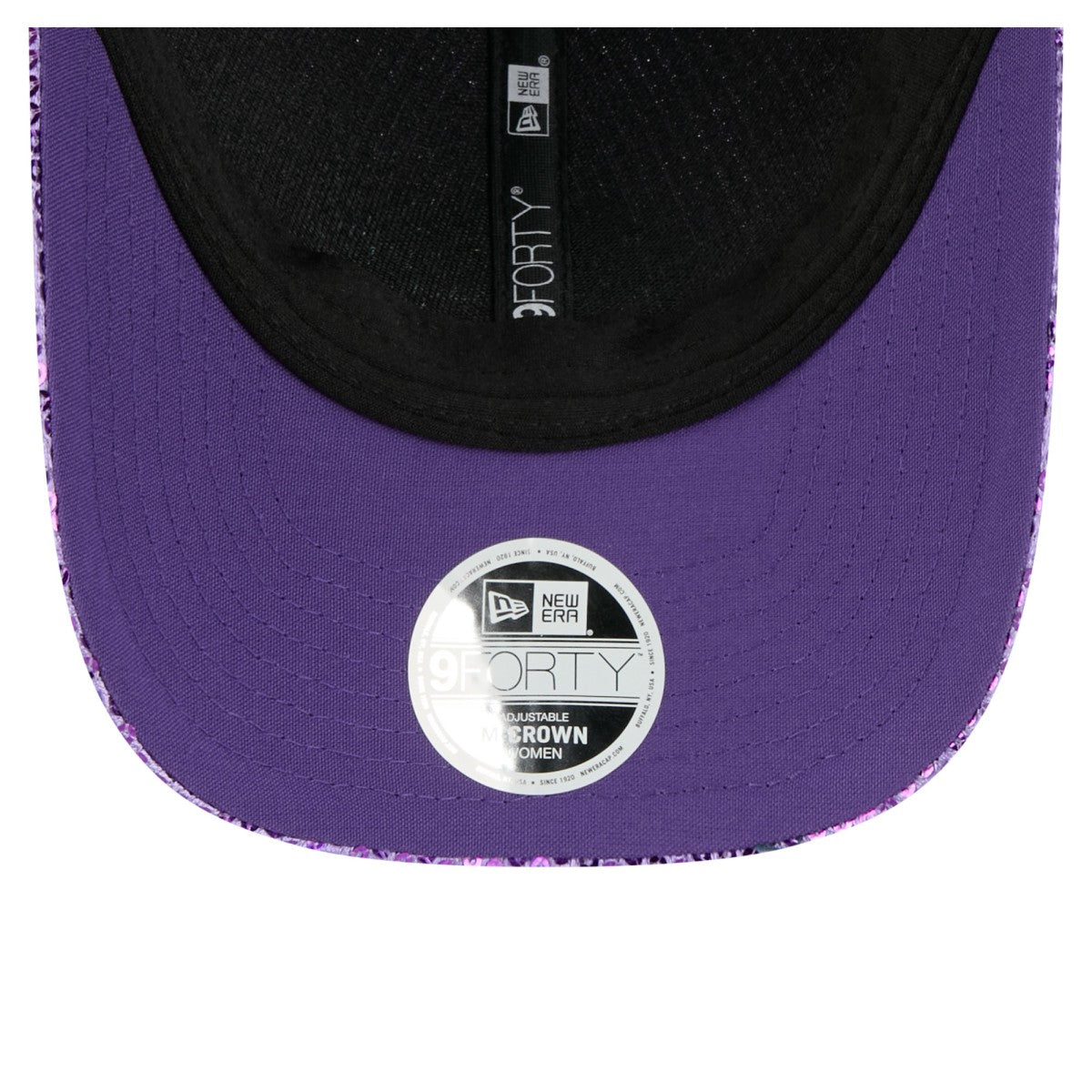 NBA Los Angeles Lakers Women's Sequin M-Crown 9FORTY Adjustable Hat