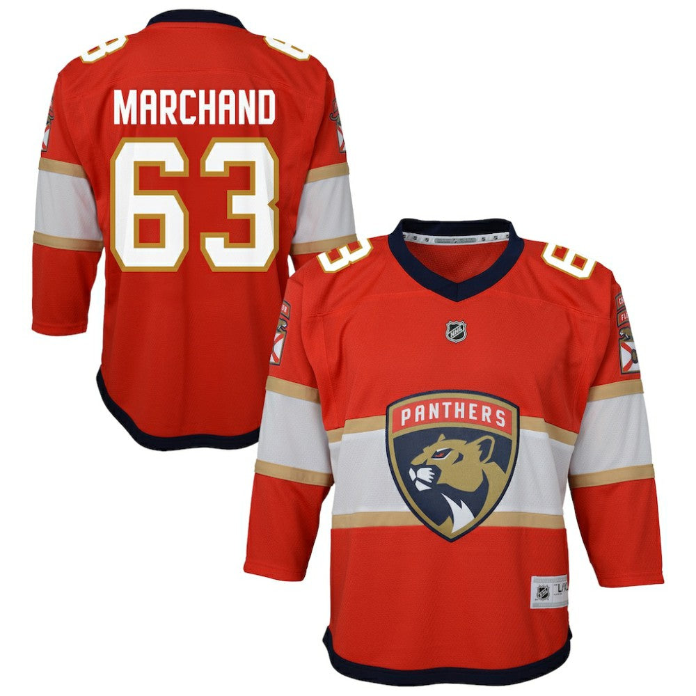 NHL Red Brad Marchand Florida Panthers Outerstuff Youth Home Replica Jersey