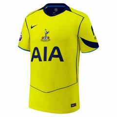 Tottenham Hotspur 2025/26 Third Custom Jersey - Nike Yellow
