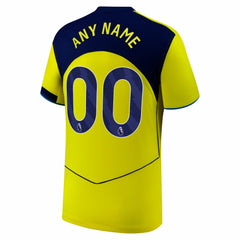 Tottenham Hotspur 2025/26 Third Replica Custom Jersey - Nike Yellow