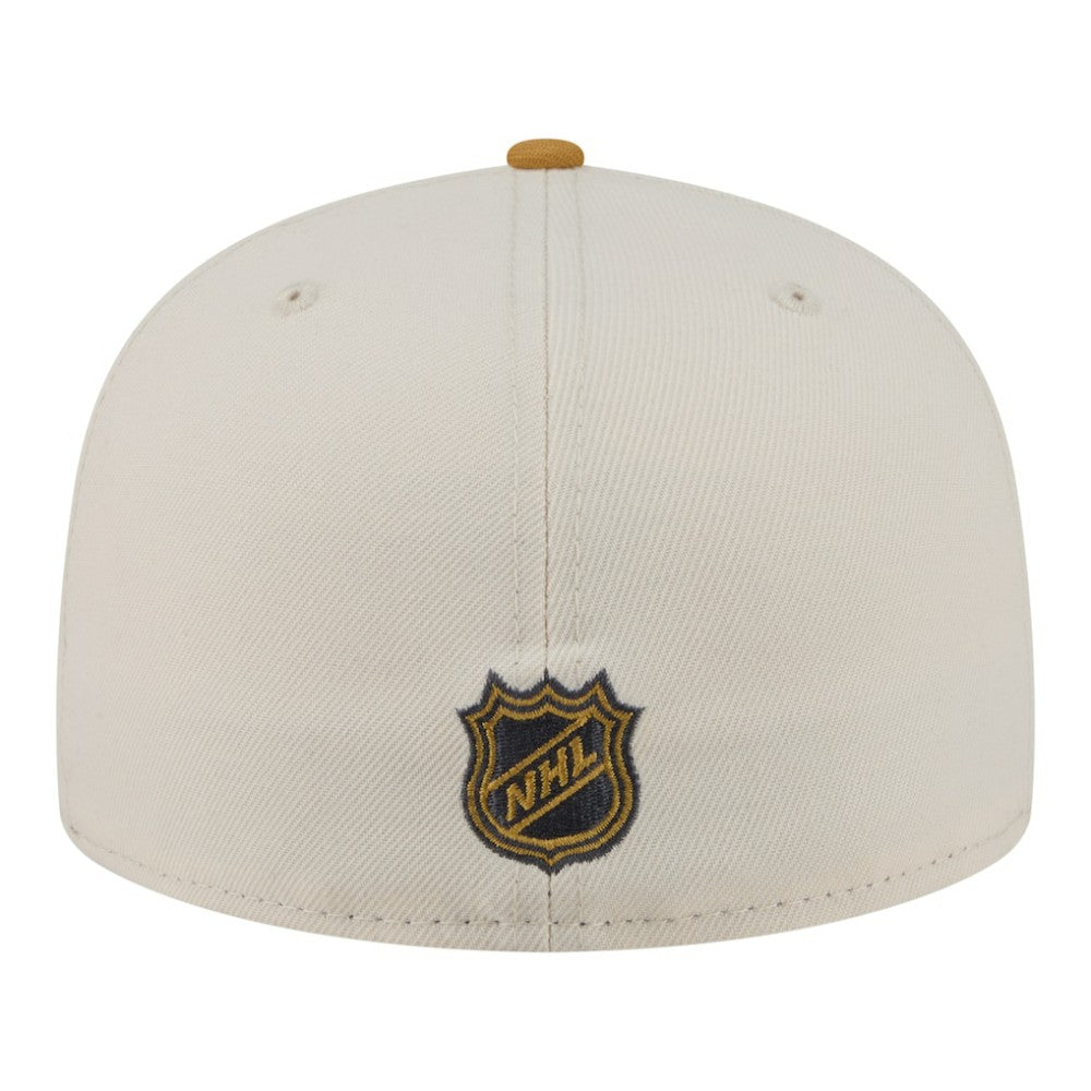 NHL Cream/Tan Boston Bruins New Era Colorpack Two-Tone 59FIFTY Fitted Hat