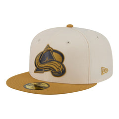 NHL Cream/Tan Colorado Avalanche New Era Colorpack Two-Tone 59FIFTY Fitted Hat