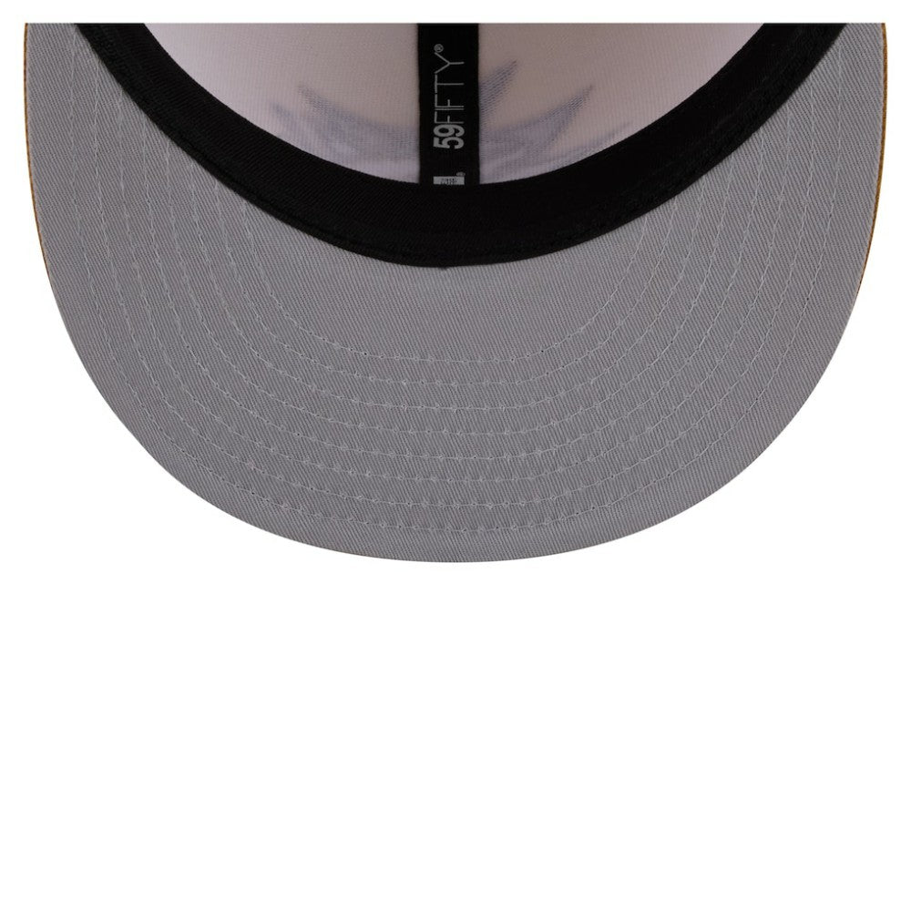 NHL Cream/Tan San Jose Sharks New Era Colorpack Two-Tone 59FIFTY Fitted Hat