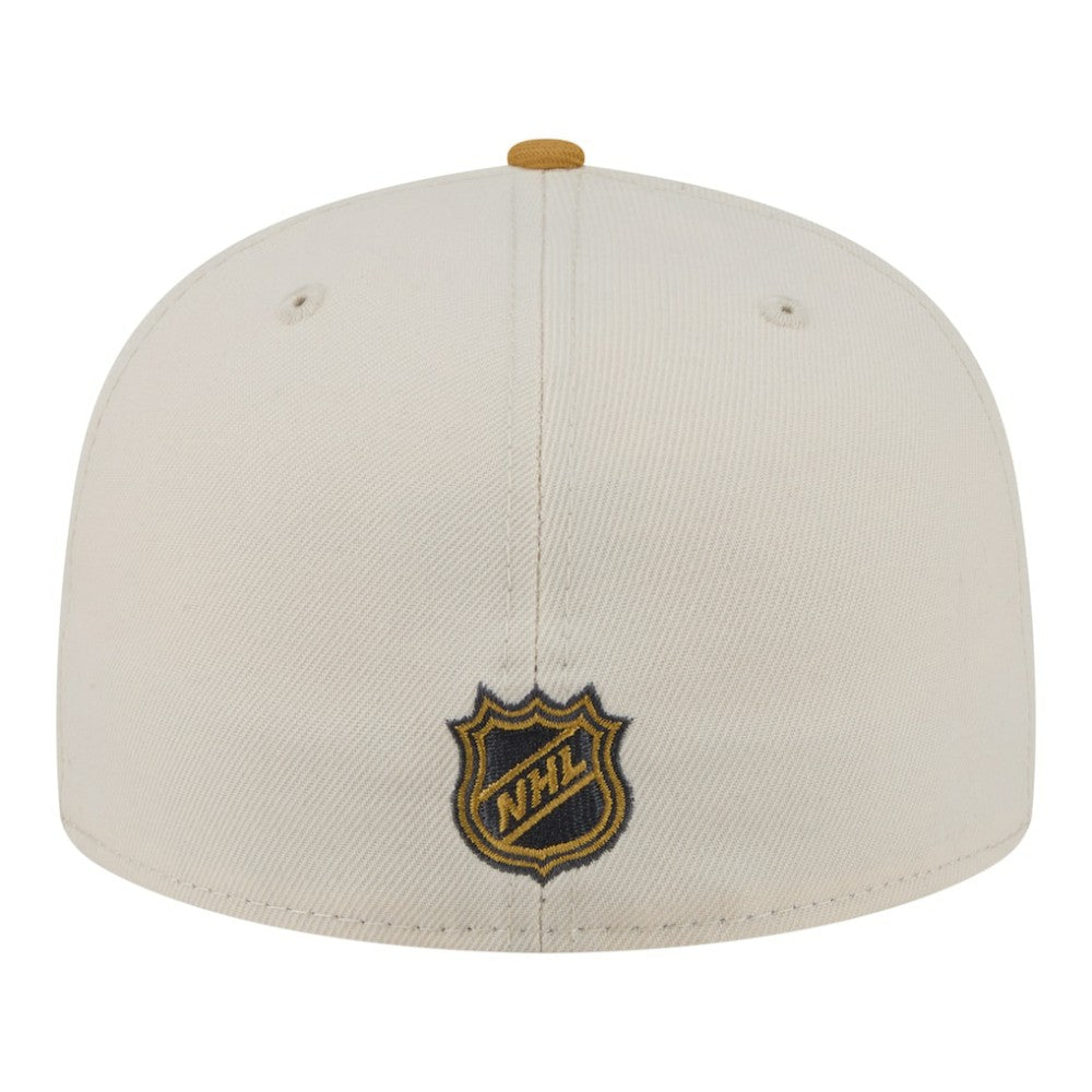 NHL Cream/Tan Toronto Maple Leafs New Era Colorpack Two-Tone 59FIFTY Fitted Hat