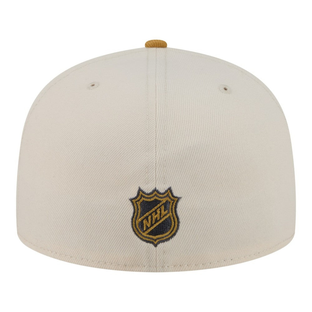 NHL Cream/Tan Vegas Golden Knights New Era Colorpack Two-Tone 59FIFTY Fitted Hat