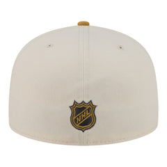 NHL Cream/Tan Vegas Golden Knights New Era Colorpack Two-Tone 59FIFTY Fitted Hat