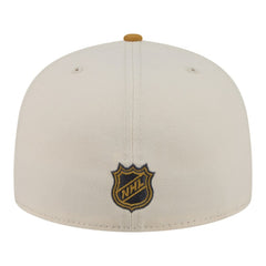 NHL Cream/Tan Edmonton Oilers New Era Colorpack Two-Tone 59FIFTY Fitted Hat