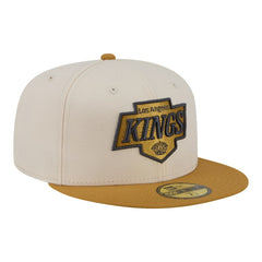 NHL Cream/Tan Los Angeles Kings New Era Colorpack Two-Tone 59FIFTY Fitted Hat