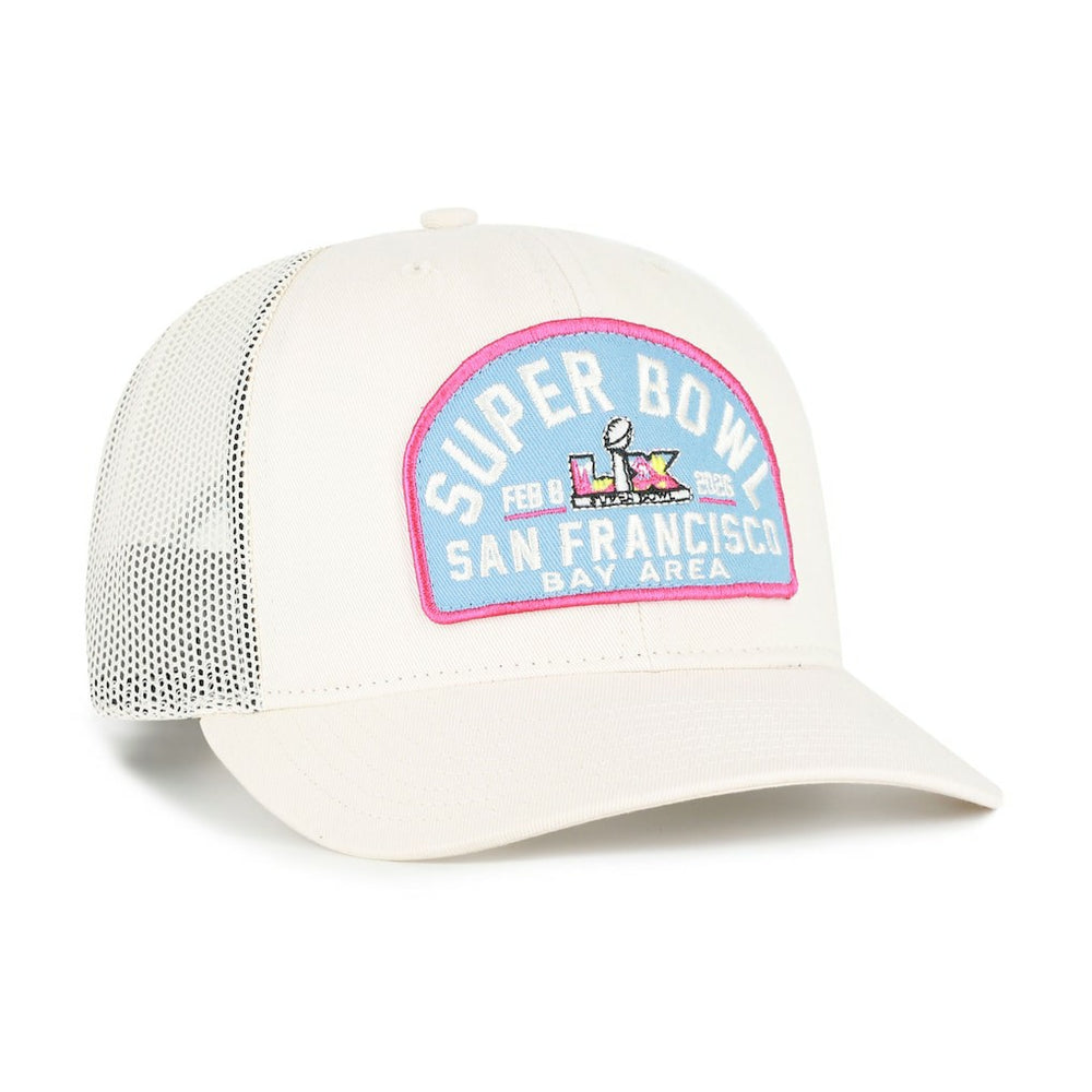 Super Bowl LX '47 Leland Adjustable Trucker Hat - New England Patriots