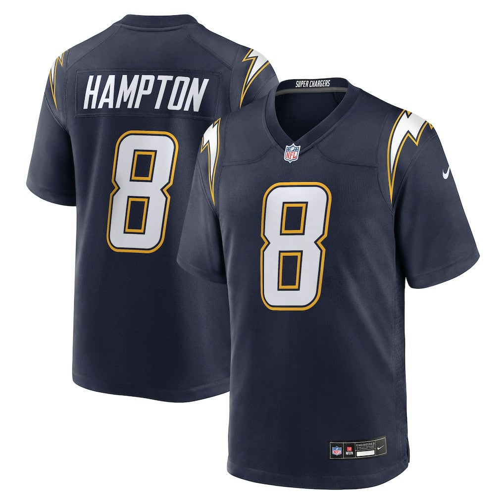 Omarion Hampton  Alternate Super Chargers Game Player Jersey - Los Angeles Chargers