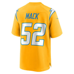 Khalil Mack  Alternate Charger Power Game Player Jersey - Los Angeles Chargers