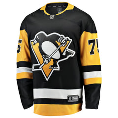NHL Black Connor Clifton Pittsburgh Penguins Fanatics Home Breakaway Jersey