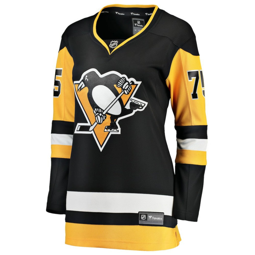 NHL Black Connor Clifton Pittsburgh Penguins Fanatics Women's Home Breakaway Jersey