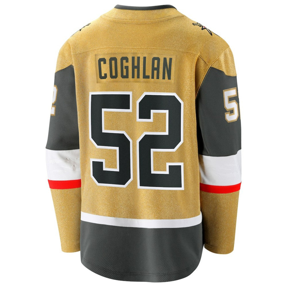 NHL Gold Dylan Coghlan Vegas Golden Knights Fanatics Home Breakaway Jersey