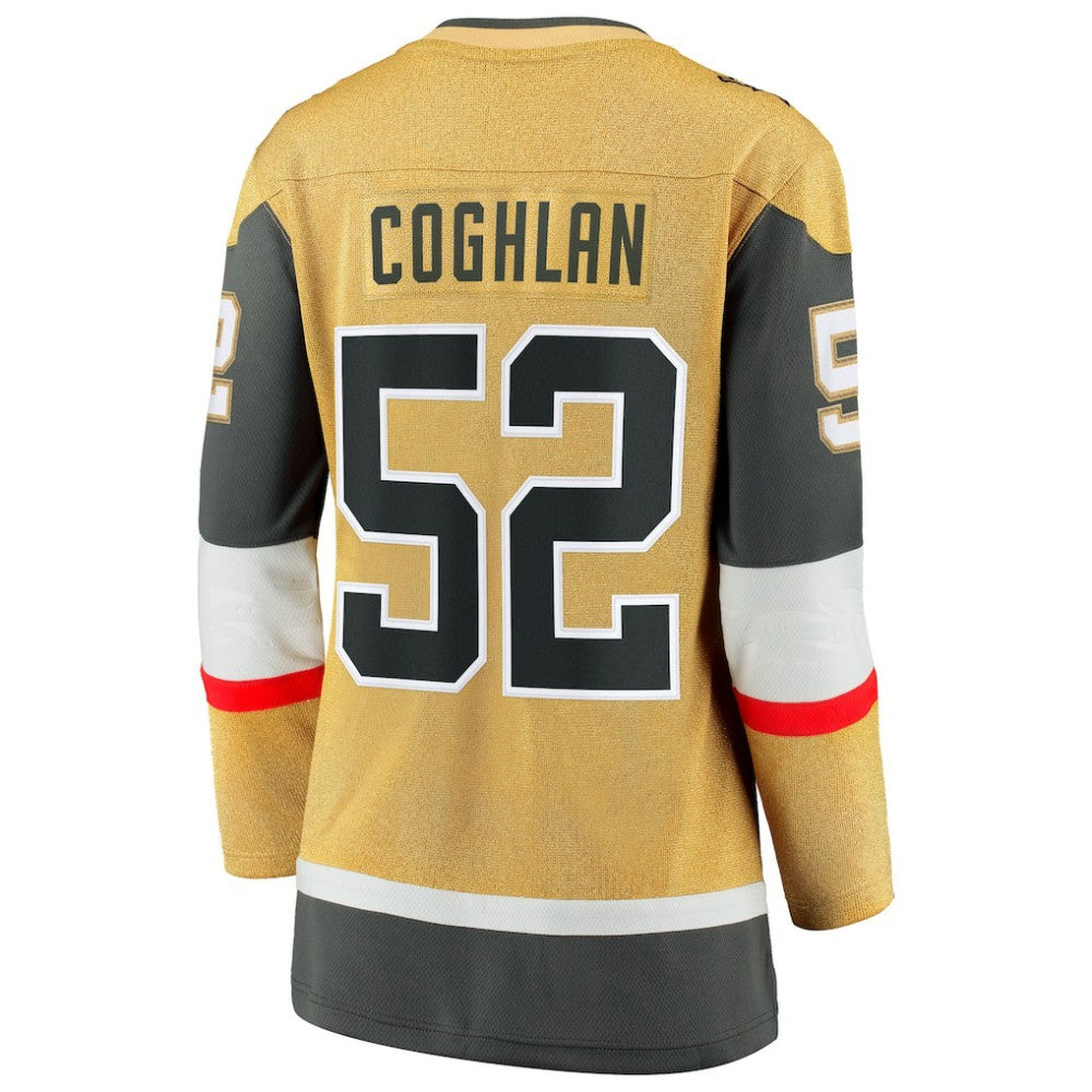NHL Gold Dylan Coghlan Vegas Golden Knights Fanatics Women's Home Breakaway Jersey