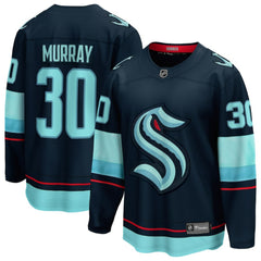 NHL Deep Sea Blue Matt Murray Seattle Kraken Fanatics Home Breakaway Jersey