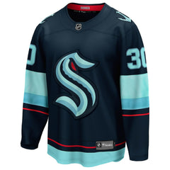 NHL Deep Sea Blue Matt Murray Seattle Kraken Fanatics Home Breakaway Jersey