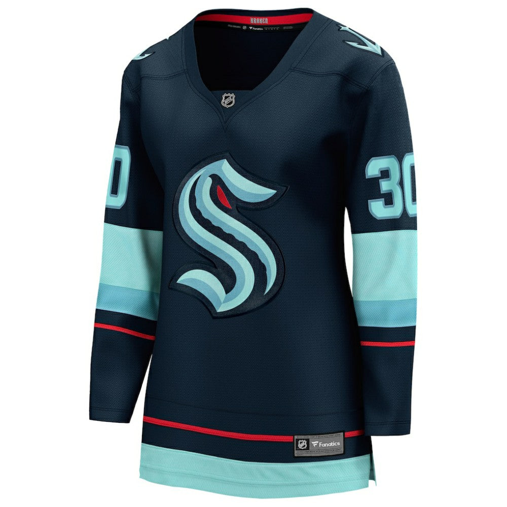 NHL Deep Sea Blue Matt Murray Seattle Kraken Fanatics Women's Home Breakaway Jersey