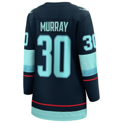 NHL Deep Sea Blue Matt Murray Seattle Kraken Fanatics Women's Home Breakaway Jersey