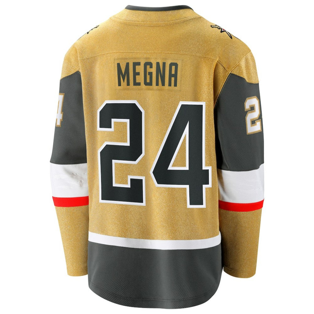 NHL Gold Jaycob Megna Vegas Golden Knights Fanatics Home Breakaway Jersey