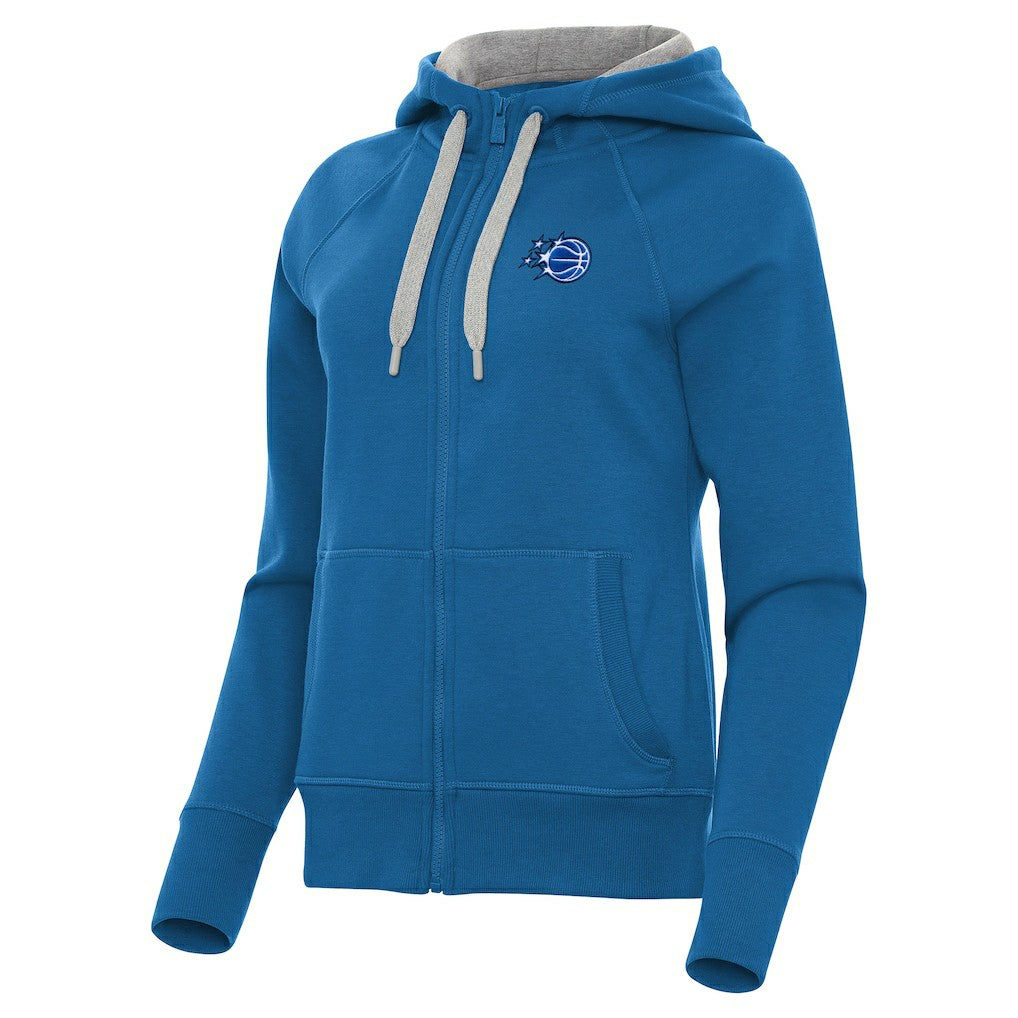 NBA Orlando Magic Antigua Women's New Logo Victory Full-Zip Hooded Sweatshirt
