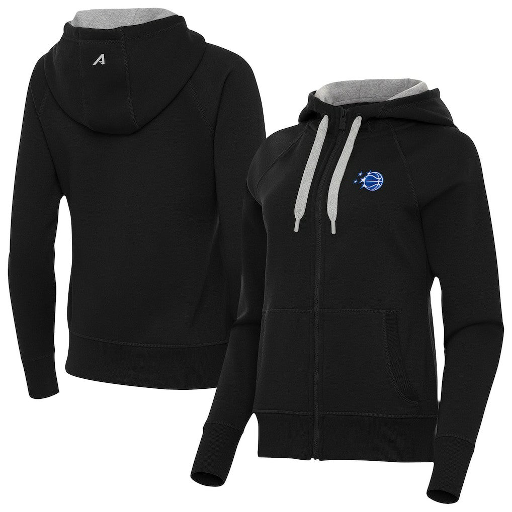 NBA Orlando Magic Antigua Women's New Logo Victory Full-Zip Hooded Sweatshirt