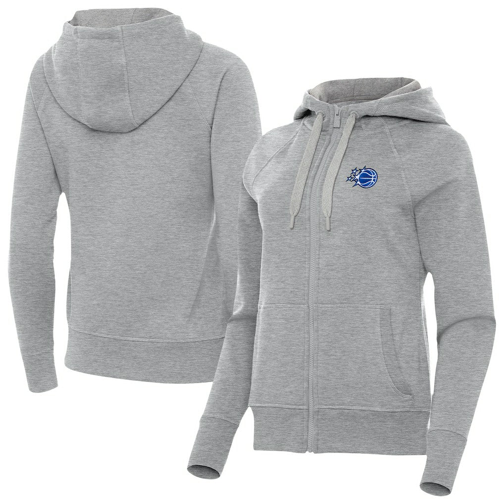 NBA Orlando Magic Antigua Women's New Logo Victory Full-Zip Hooded Sweatshirt