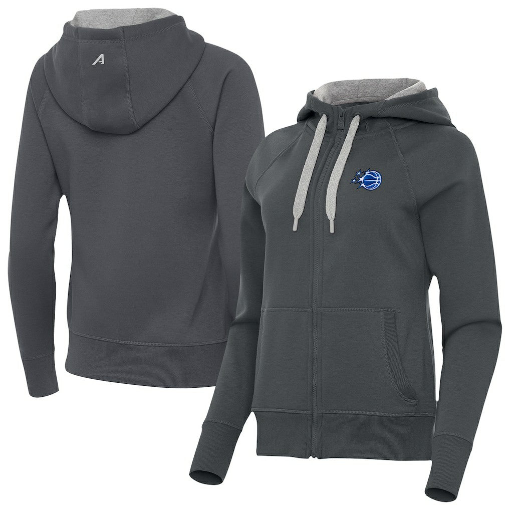 NBA Orlando Magic Antigua Women's New Logo Victory Full-Zip Hooded Sweatshirt