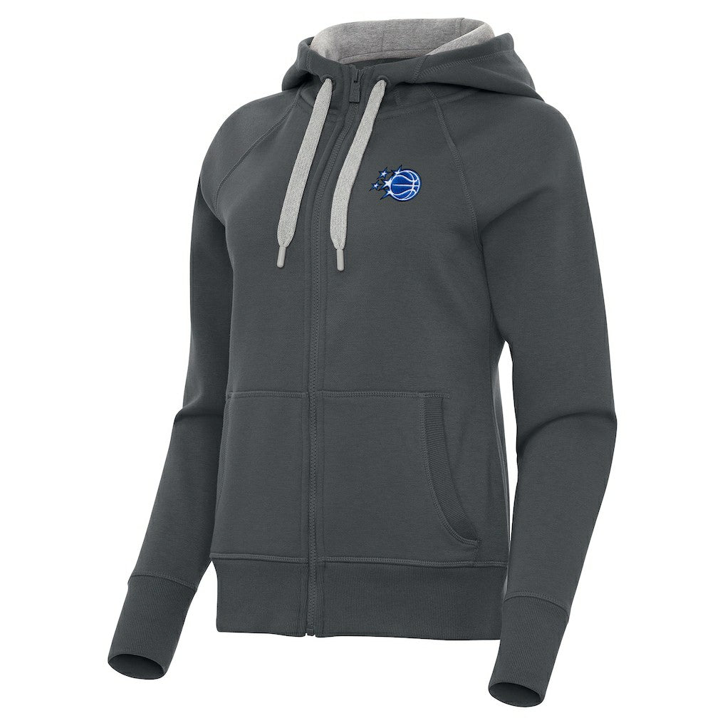 NBA Orlando Magic Antigua Women's New Logo Victory Full-Zip Hooded Sweatshirt