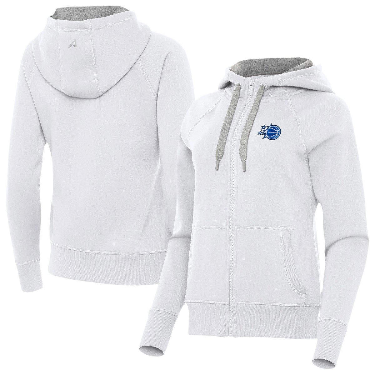 NBA Orlando Magic Antigua Women's New Logo Victory Full-Zip Hooded Sweatshirt