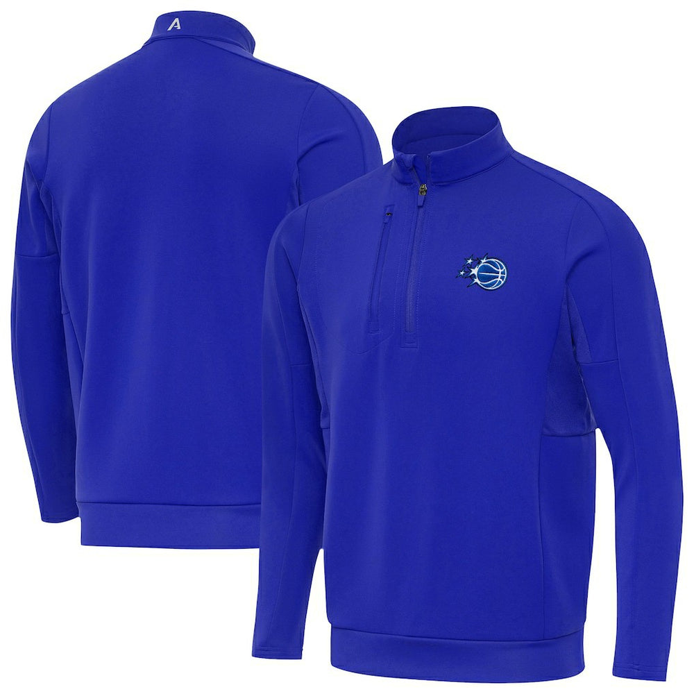 NBA Orlando Magic Antigua New Logo Generation Quarter-Zip Pullover Top