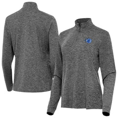NBA Orlando Magic Antigua Women's New Logo Mentor Long Sleeve Quarter-Zip Mock Polo