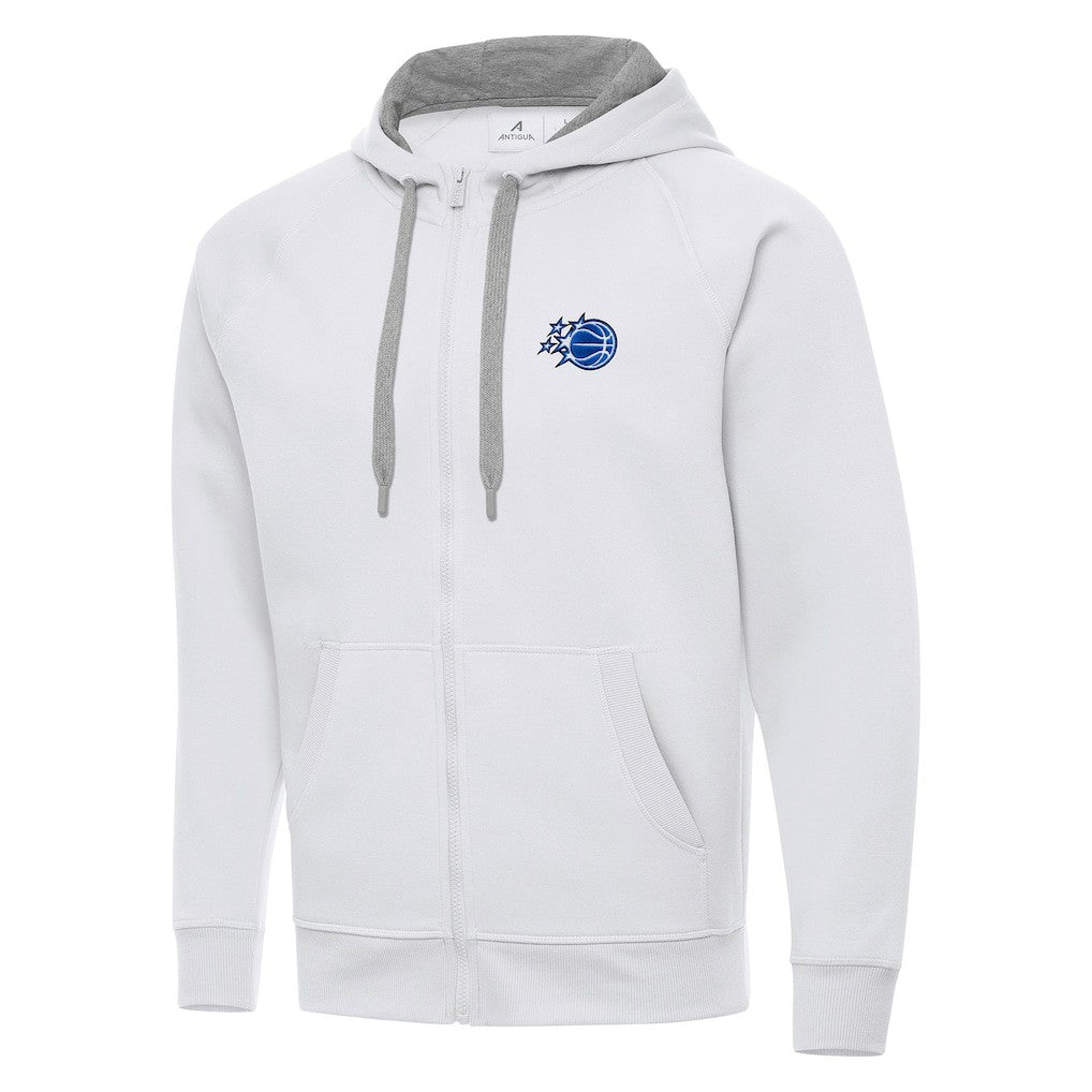 NBA Orlando Magic Antigua New Logo Tall Victory Full-Zip Hooded Sweatshirt