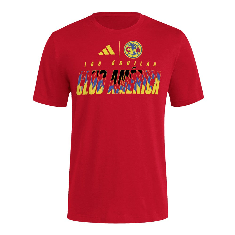 Club America Leagues Cup T-Shirt - Adidas Red