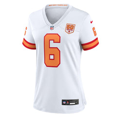 Baker Mayfield '76  Women's 50th Season Game Jersey - Tampa Bay Buccaneers