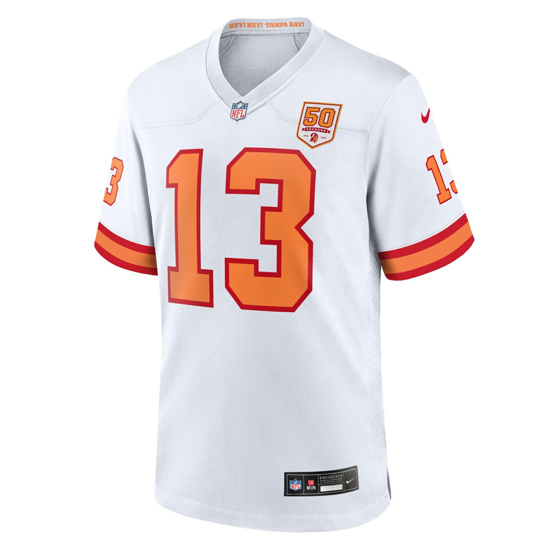 Mike Evans '76  50th Season Game Jersey - Tampa Bay Buccaneers
