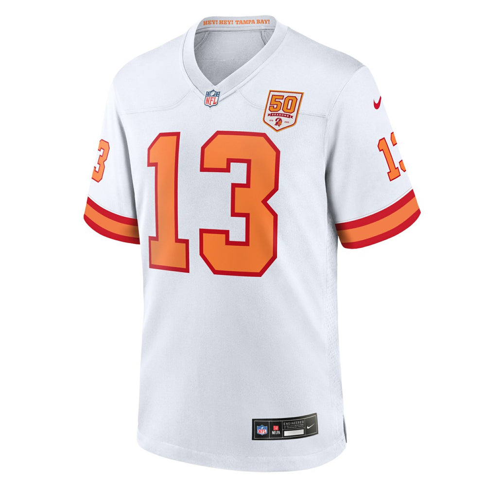 Mike Evans '76  50th Season Game Jersey - Tampa Bay Buccaneers