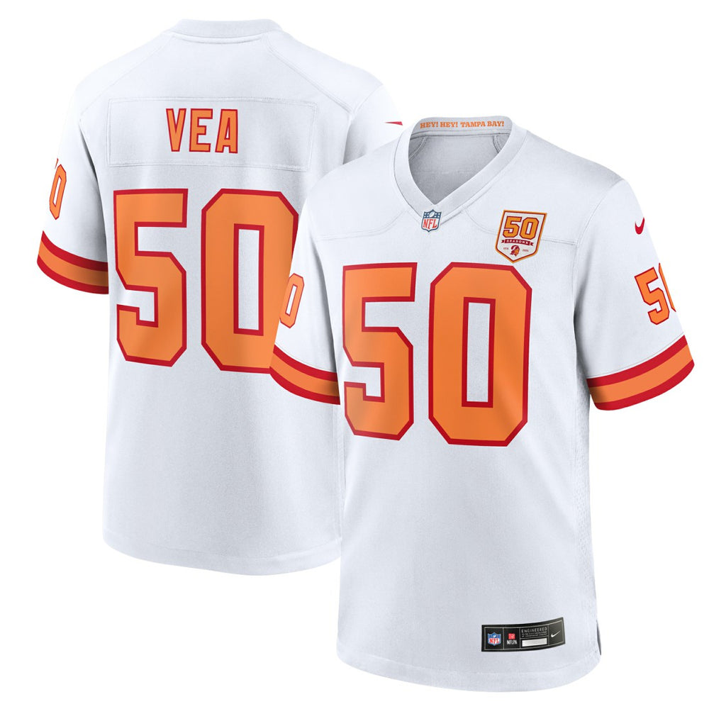 Vita Vea '76  50th Season Game Jersey - Tampa Bay Buccaneers