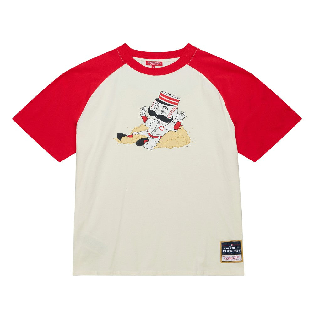 MLB Cincinnati Reds Mitchell & Ness Women's Boyfriend Raglan T-Shirt