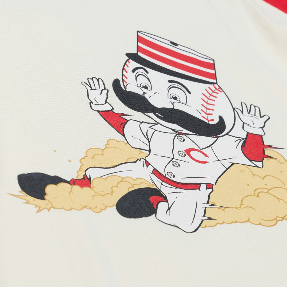 MLB Cincinnati Reds Mitchell & Ness Women's Boyfriend Raglan T-Shirt