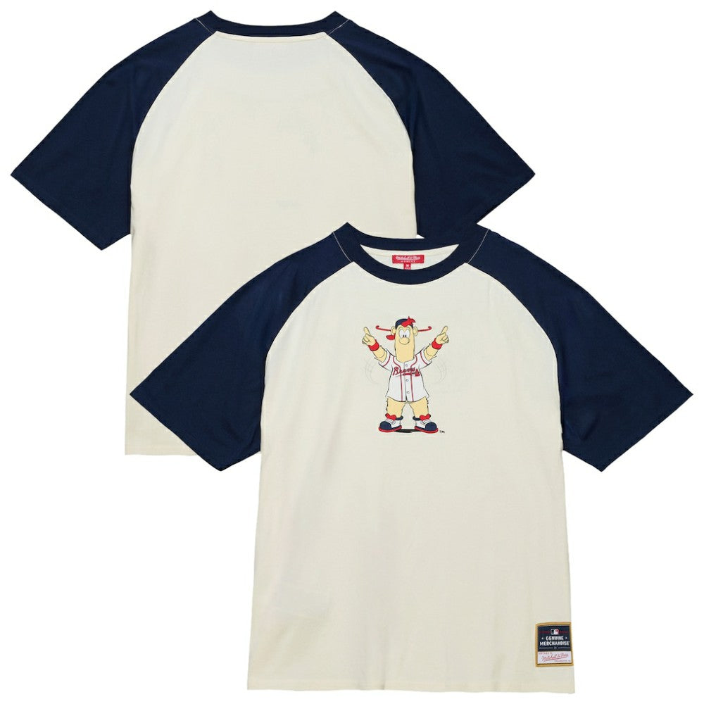 MLB Atlanta Braves Mitchell & Ness Women's Boyfriend Raglan T-Shirt