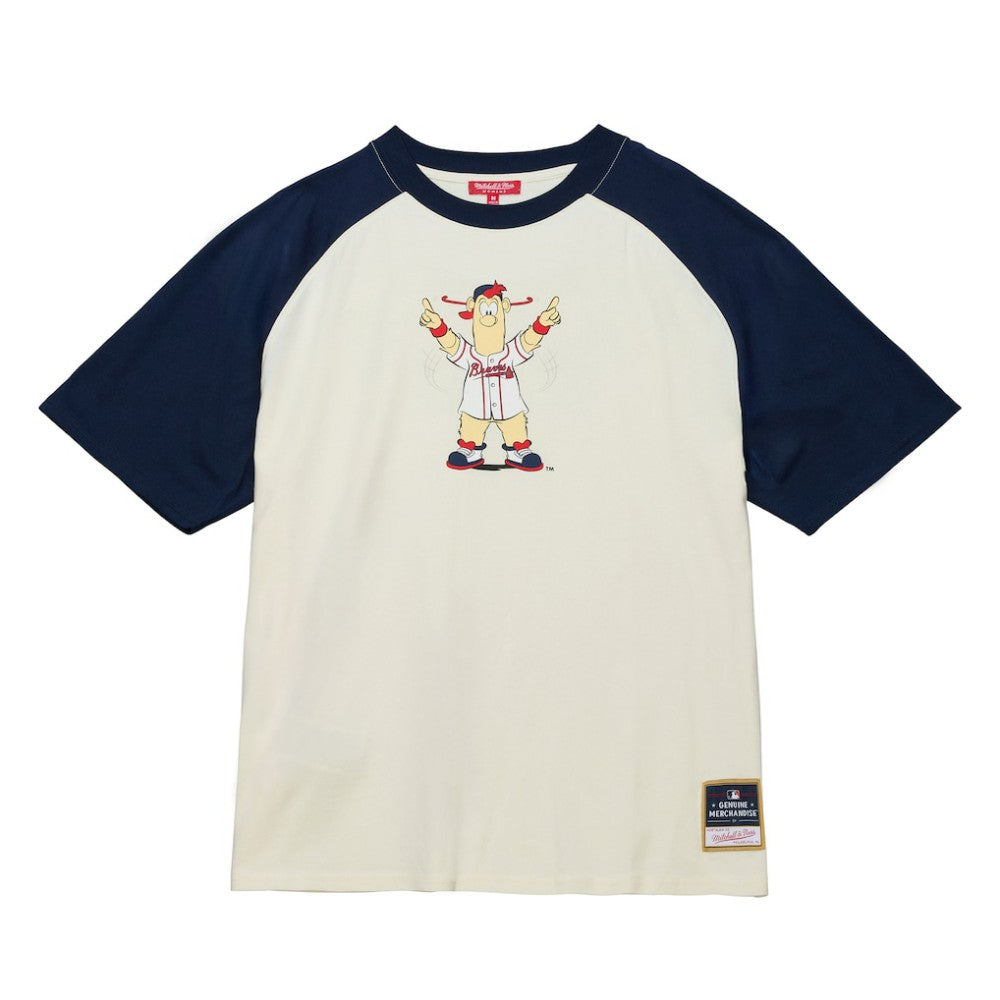 MLB Atlanta Braves Mitchell & Ness Women's Boyfriend Raglan T-Shirt