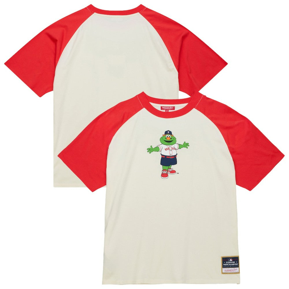 MLB Boston Red Sox Mitchell & Ness Women's Boyfriend Raglan T-Shirt