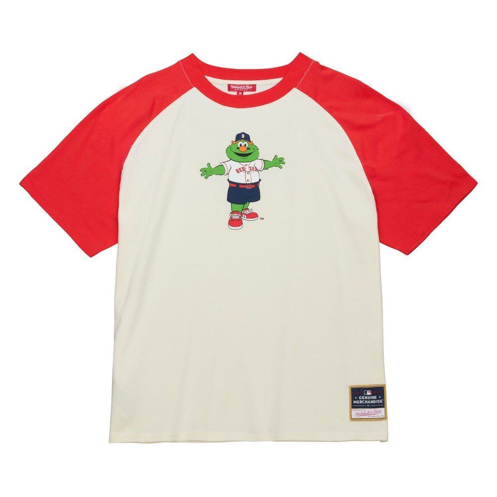 MLB Boston Red Sox Mitchell & Ness Women's Boyfriend Raglan T-Shirt