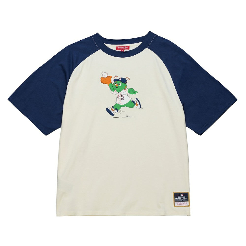 MLB Houston Astros Mitchell & Ness Women's Boyfriend Raglan T-Shirt