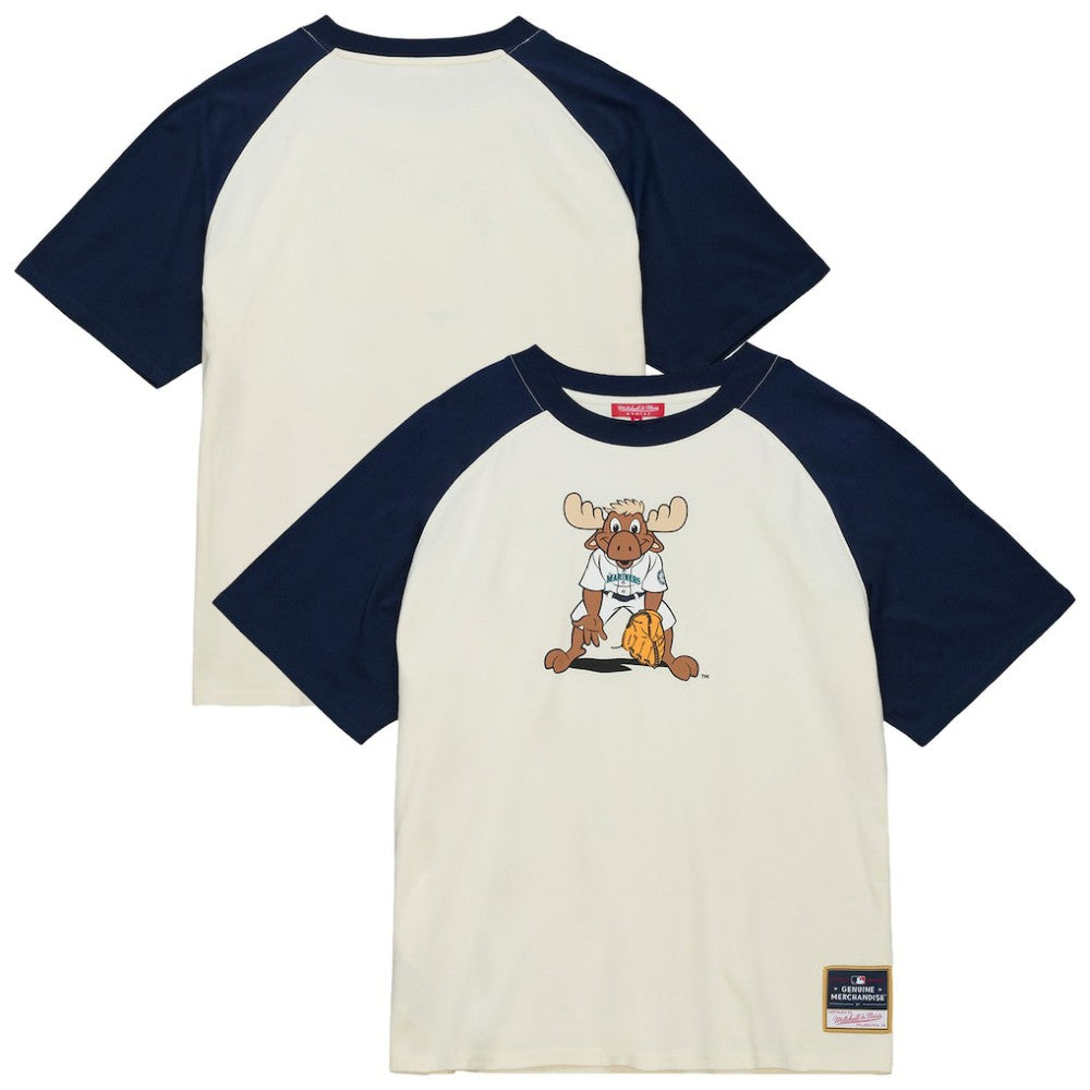 MLB Seattle Mariners Mitchell & Ness Women's Boyfriend Raglan T-Shirt