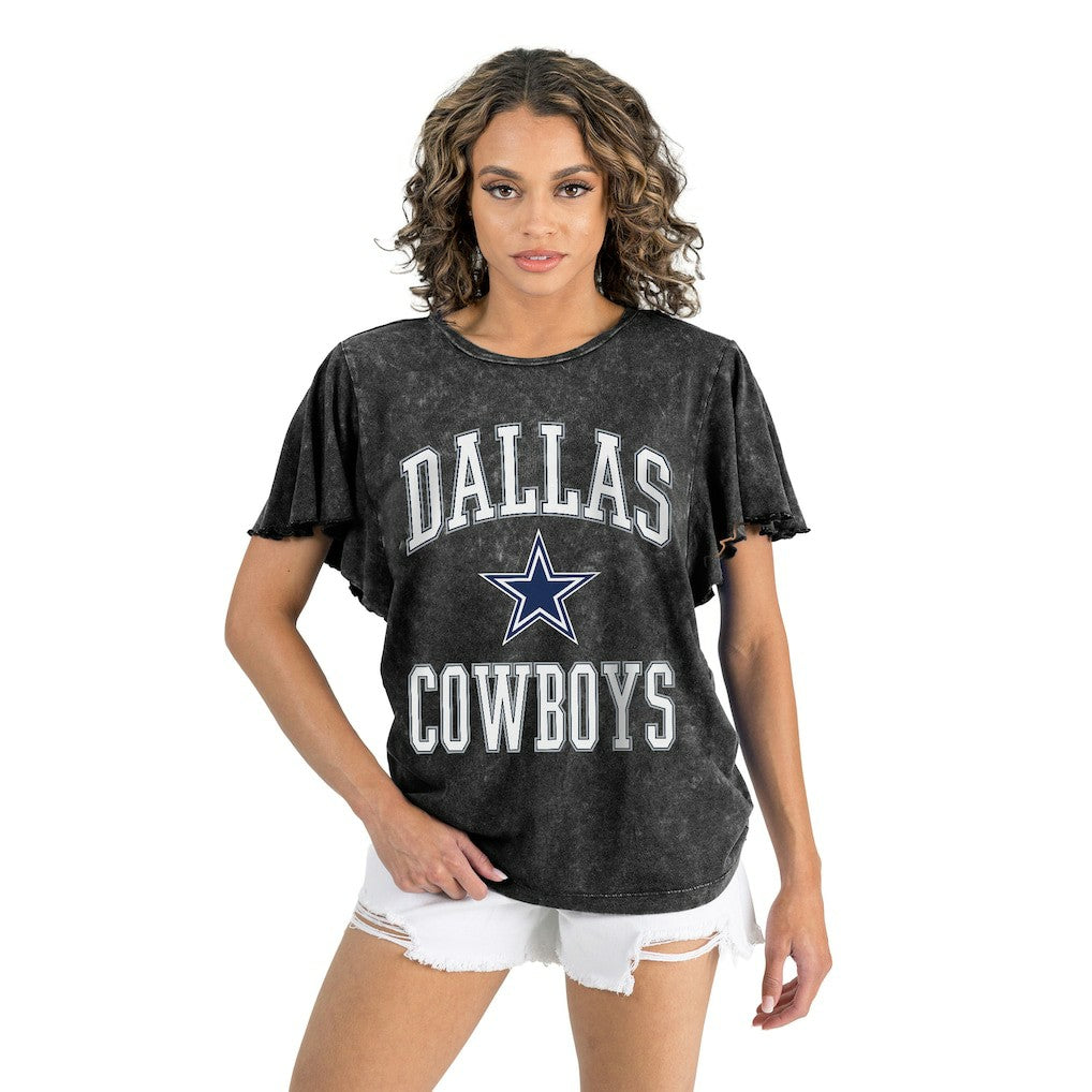 Gameday Couture Women's Relaxed Flutter Sleeve T-Shirt - Dallas Cowboys